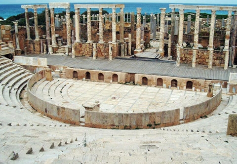 Teatr w Leptis magma archwium Ministerstwa turystyki Libii