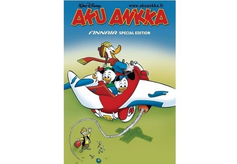 Komiks z okazji jubileuszu Finnair archiwum Finnair
