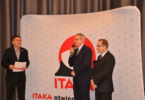 Piotr Henicz wiceprezes Itaki oraz Piotr Okieńczyk z zarządu portu lotniczego Modlin archiwum portu lotniczego Modlin