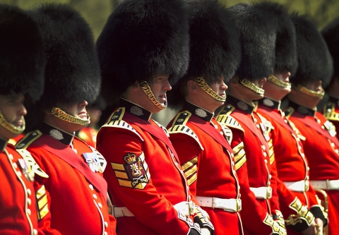 Regiment Gwardii Szkockiej archiwum visitbritain