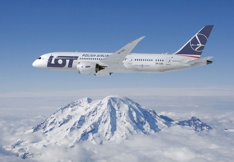 Dreamliner w barwach LOT archiwum LOT