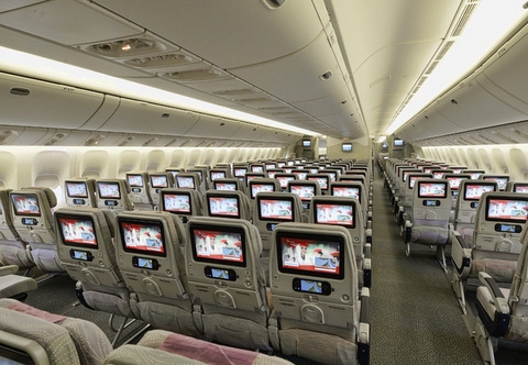 Wnętrze samolotu Emirates archiwum Emirates