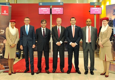 Inauguracja lotów do Chicago archiwum Emirates