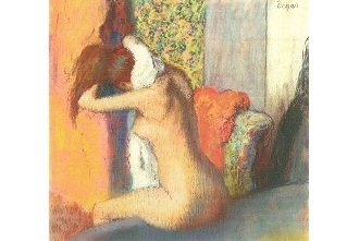 Edgar Degas, Nach dem Bad (Frau, sich den Nacken trocknend), 1885 - 1886 Musee d´Orsay, Paris, Dist. RMN-Grand Palais, Herve Lewandowski