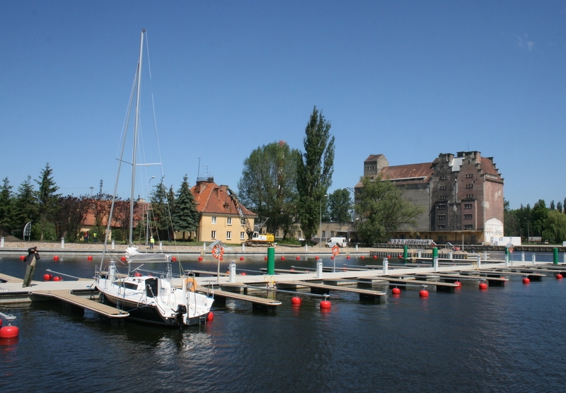 Marina w Elblągu na szlaku Pętla Żuławska AG