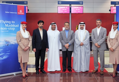 Otwracie lini Dubaj - Maszhed archiwum Emirates