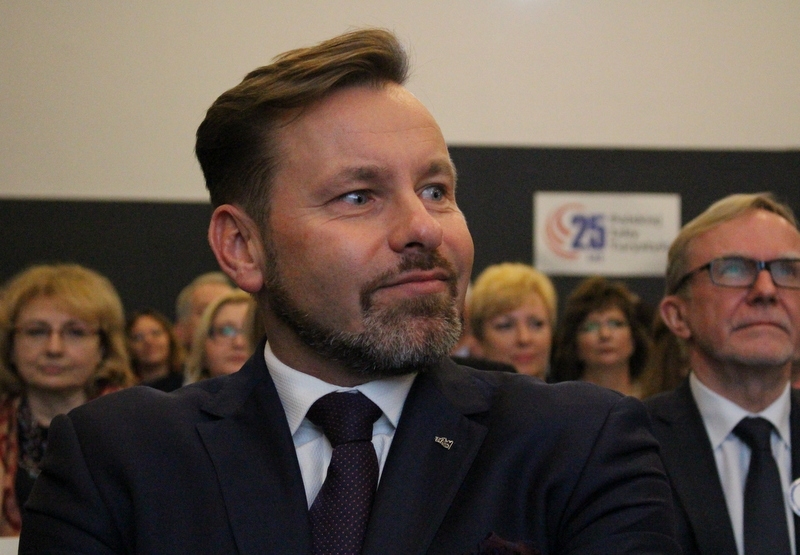 Rafał Szmytke podczas imprezy 25 lecia PIT AG