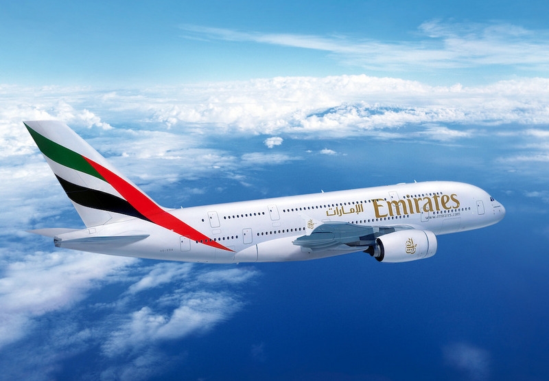 Airbus A380 w barwach Emirates archiwum Emirates
