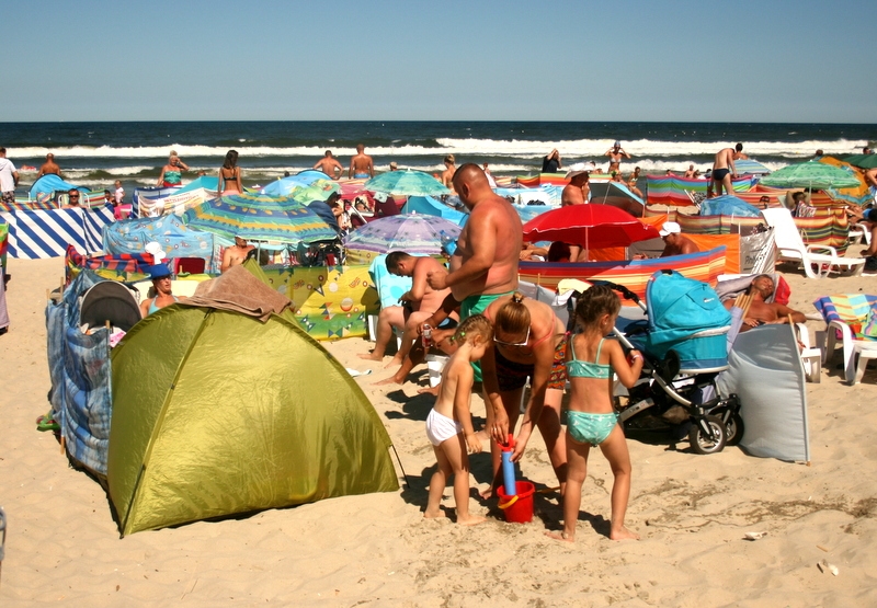 Na plaży w Krynicy Morskiej AG
