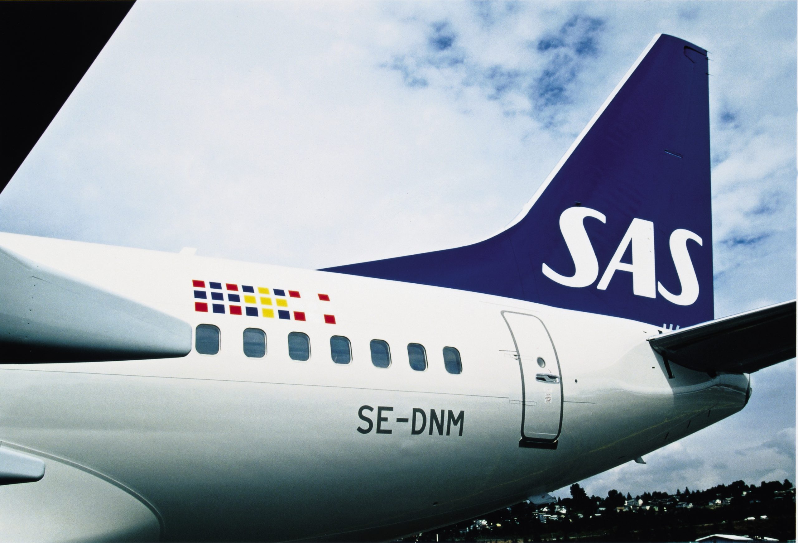 Boeing 737 w barwach SAS archiwum SAS