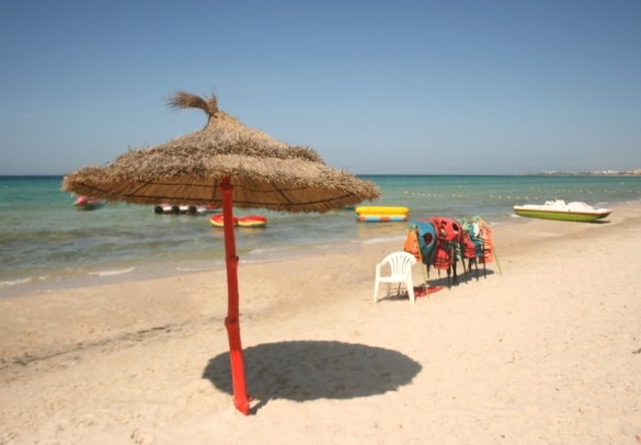 Jedna z plaż egipskich AG
