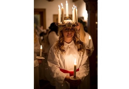 Dzień świętej Łucji w Skanii Cecilia Larsson/visitsweden