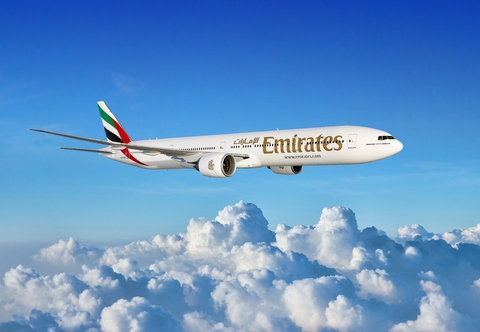 Boeing w barwach Emirates archiwum Emirates