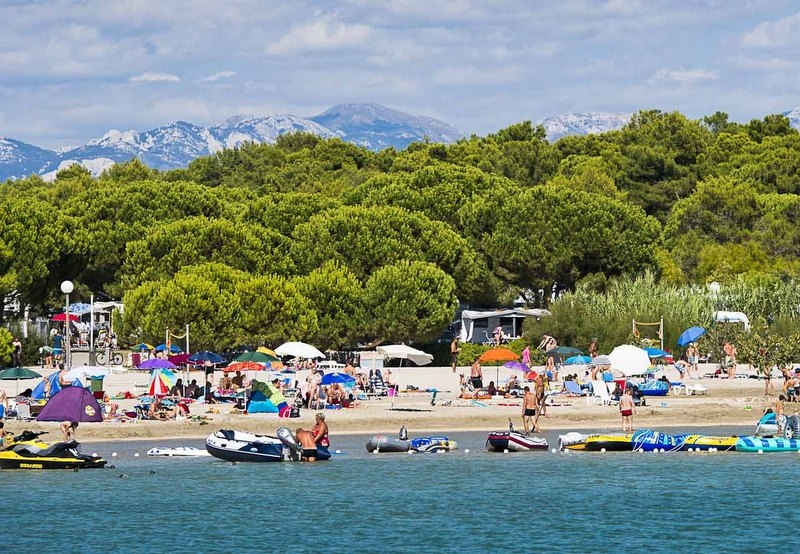 Plaża lod strony morza archiwum zaton.hr