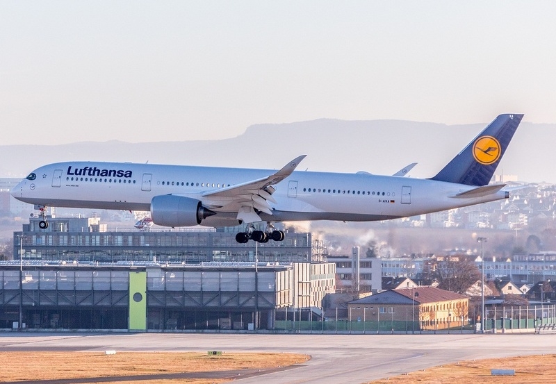 Airbus A350 w barwach Lufthansy archiwum Lufthansy