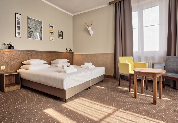 Wnętrze apartamentu w Daniel Griffin Aparthotel archiwum Daniel Griffin Aparthotel