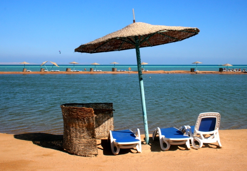 Plaża w El Gounie w Egipcie AG