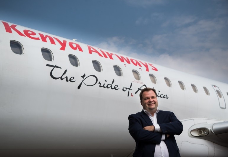 Sebastian Mikosz, prezes Kenya Airways Kenya Airways