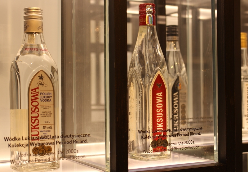 Fragment ekspozycji w Muzeum Polskiej Wódki AG