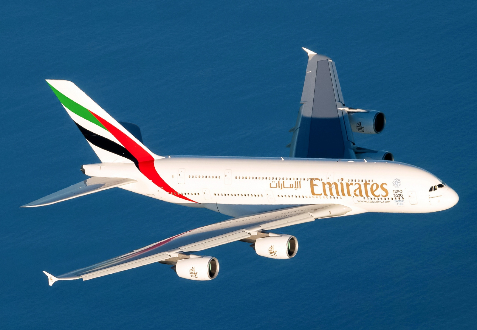 Airbus A380 w barwach Emirates archiwum Emirates