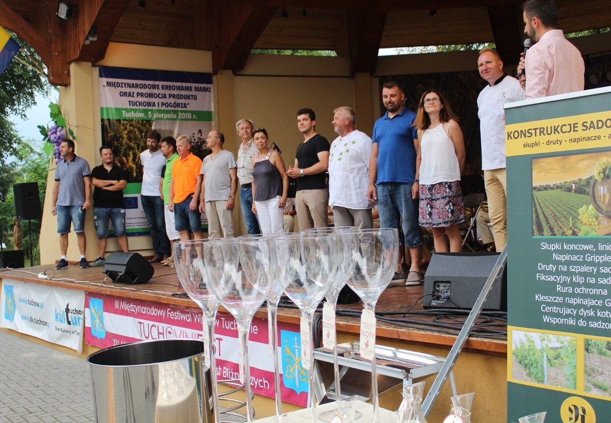 Nagrodzeni na Tuchovinifest winiarze AG