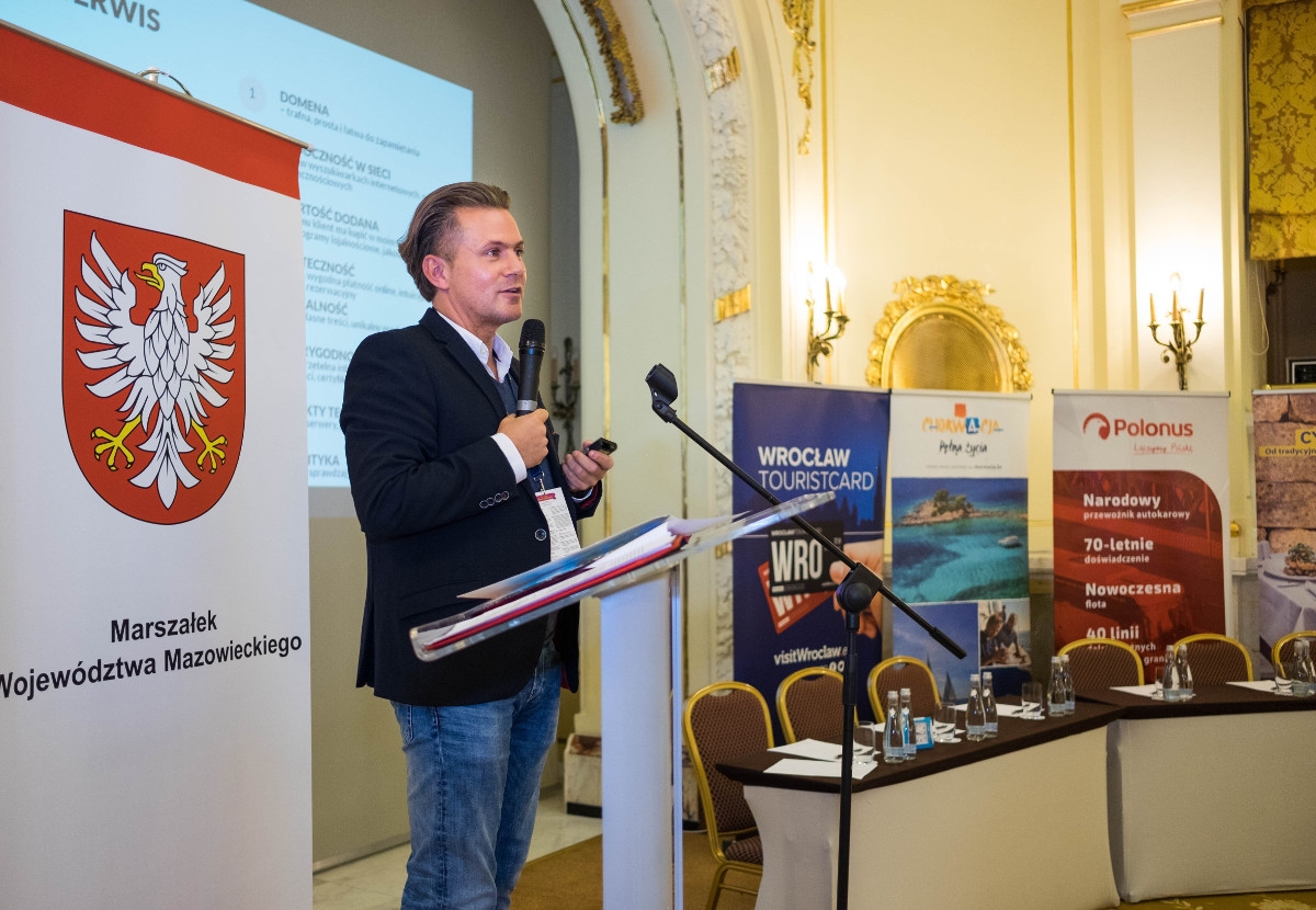 Grzegorz Bosowski, prezes Fly.pl na IV Forum Promocji Turystycznej Łukasz Miechowicz