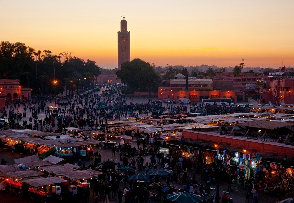 Plac Jemaa El Fna w Marrakeszu Lawenda PR