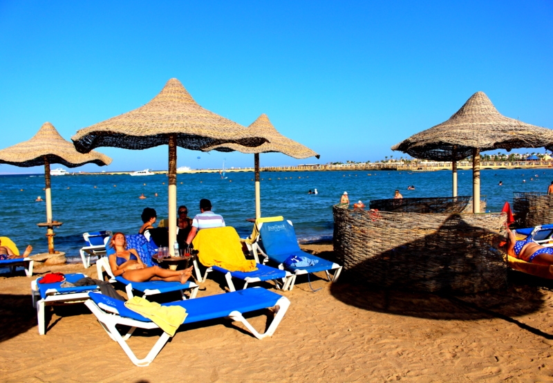 Plaża w Hurghadzie w Egipcie AG