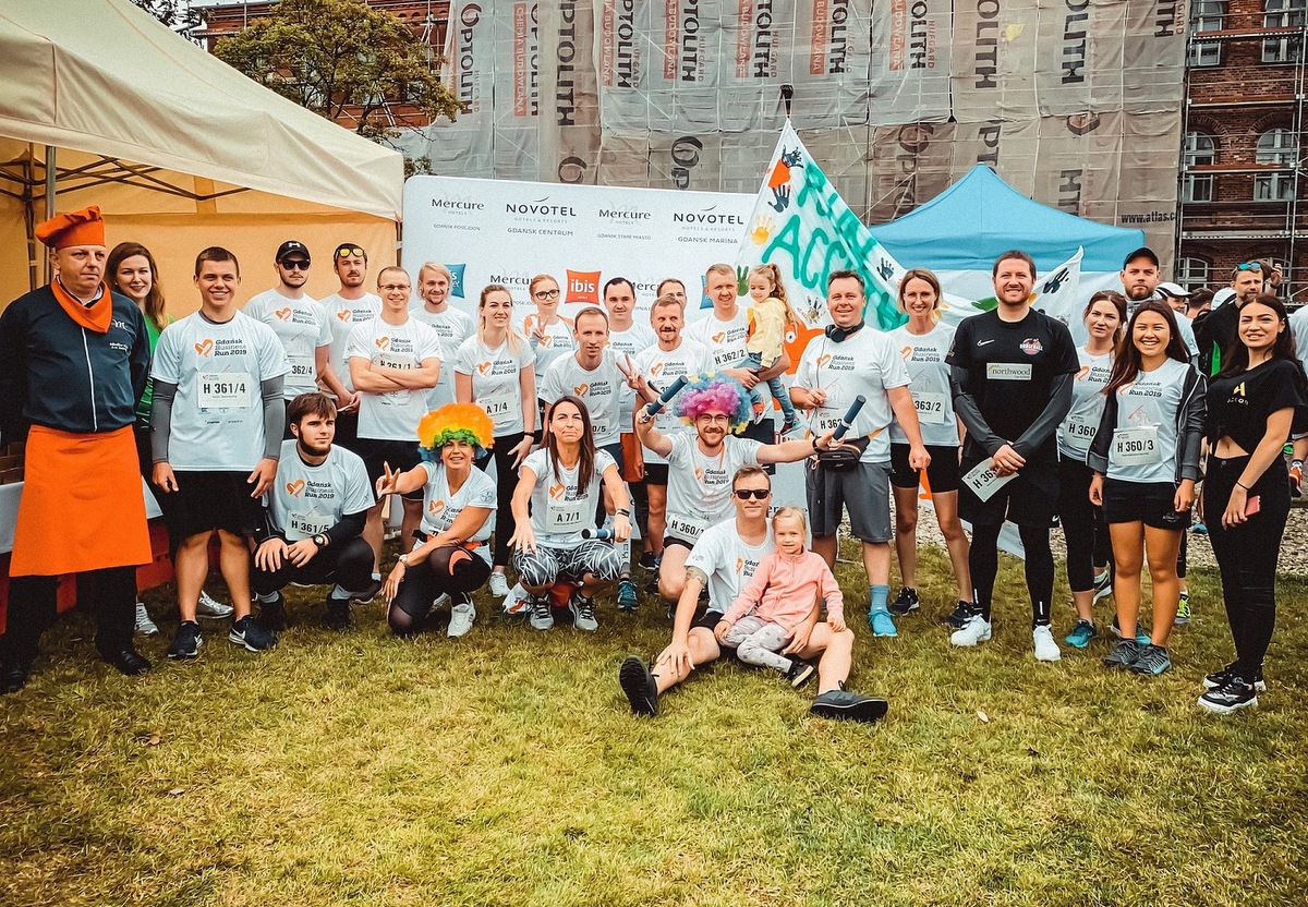 Uczestnicy Gdańsk Business Run archiwum Accor