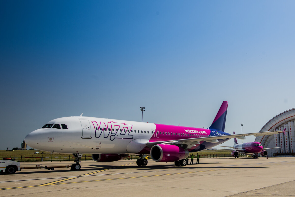 Airbus A320 w barwach Wizz Air