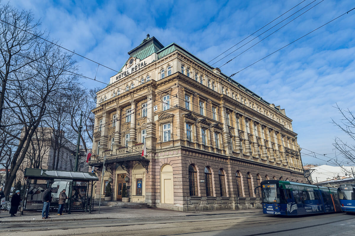 Hotel Royal w Krakowie Hotel dla medyka pod Wawelem