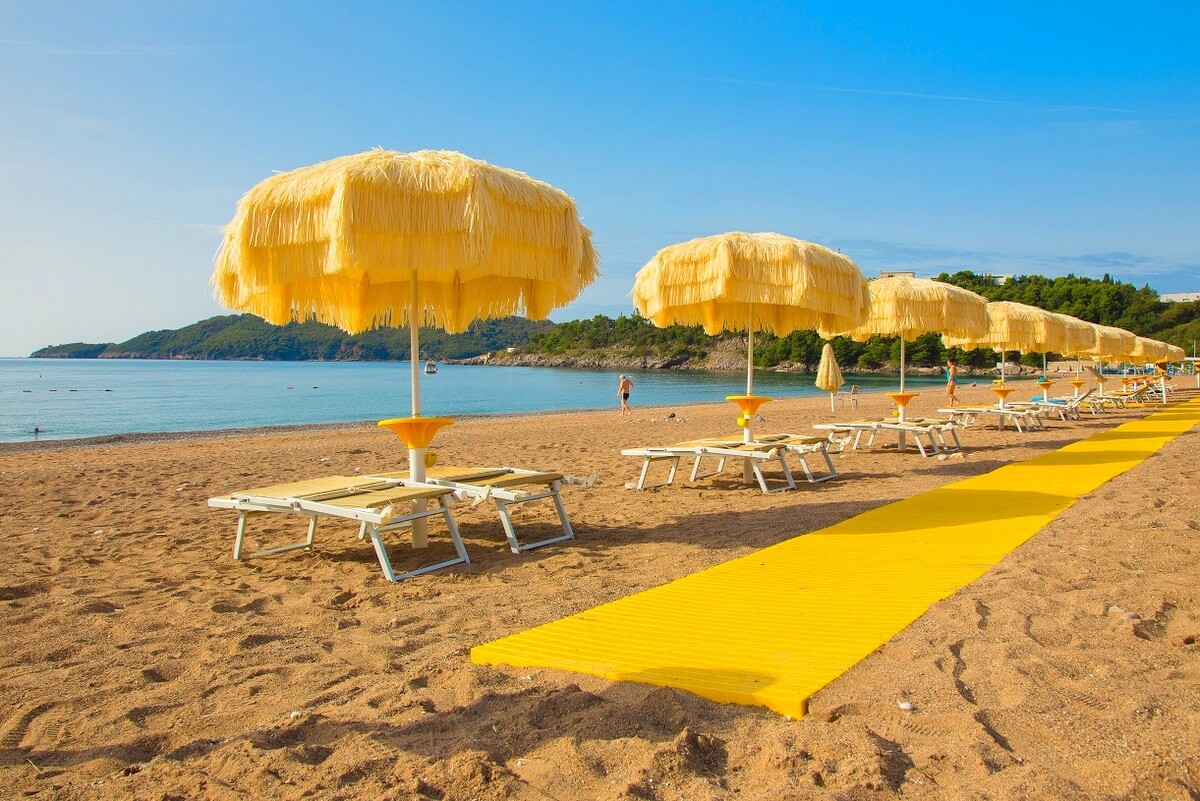Plaża w Czarnogórze Czarnogóra nie dal Polaków