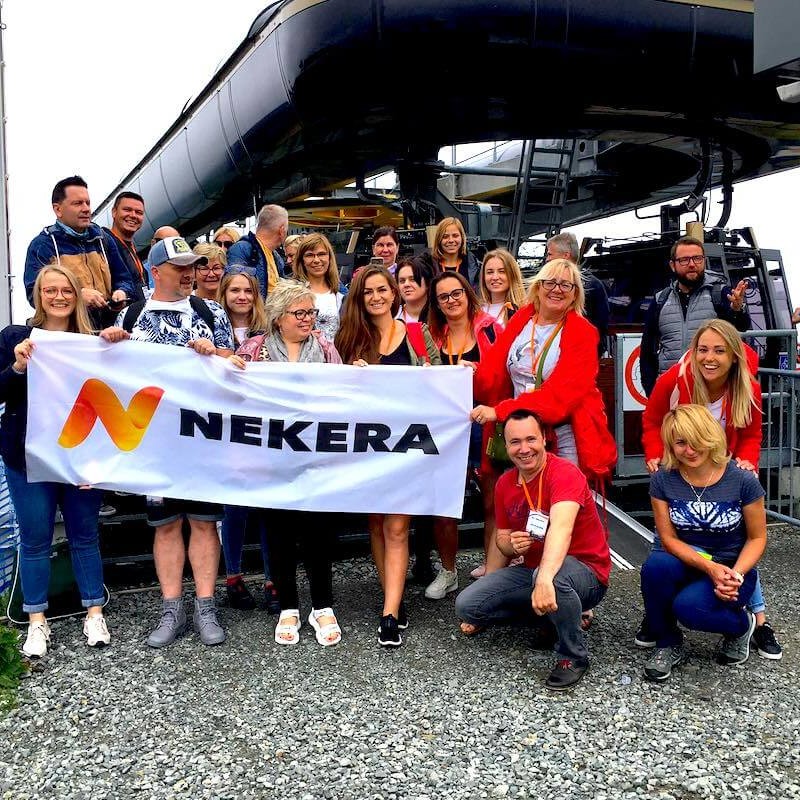 Agenci Nekera na Skrzycznem w Beskidzie Śląskim