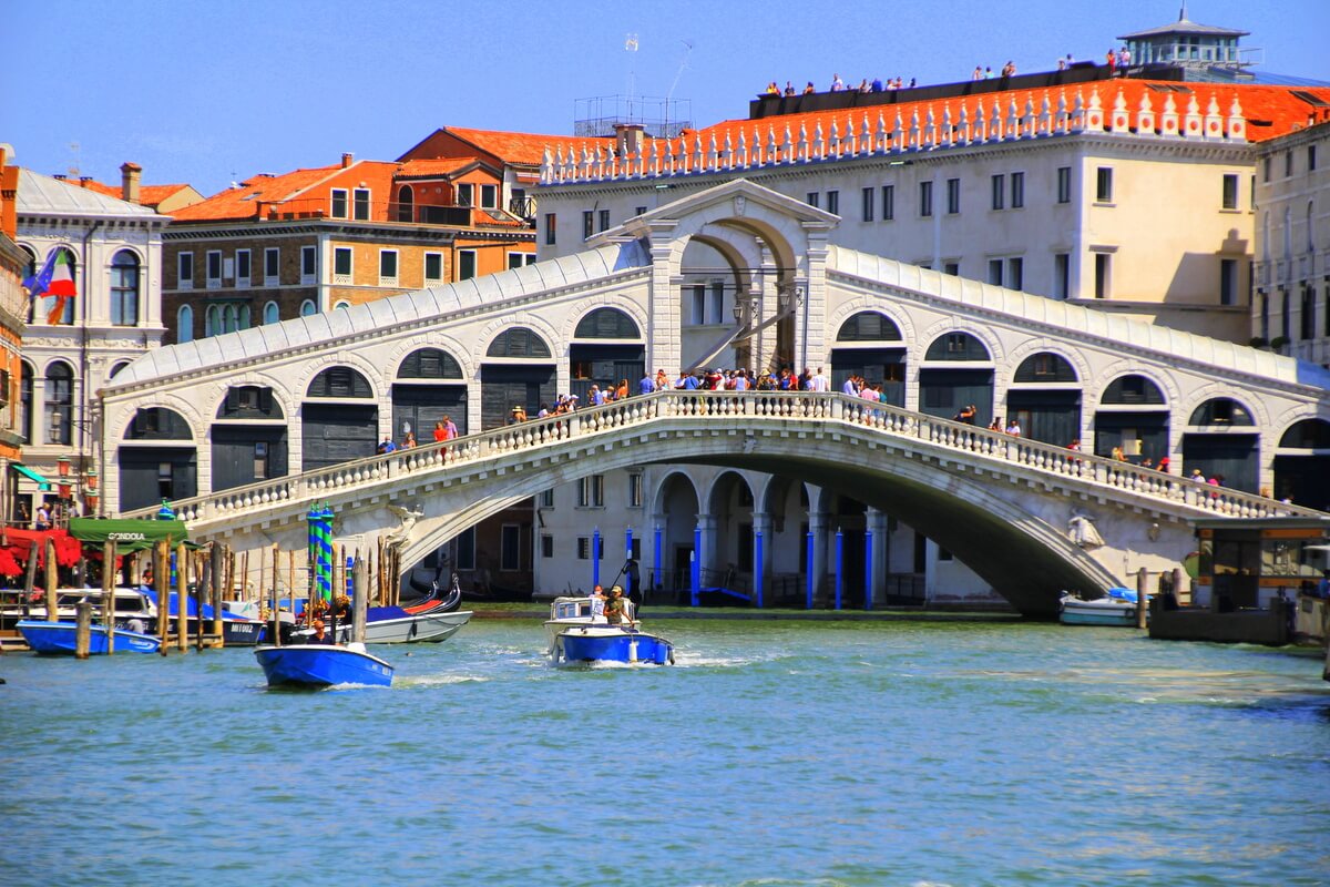 Ponte di Rialto Wenecja po koronawirusie