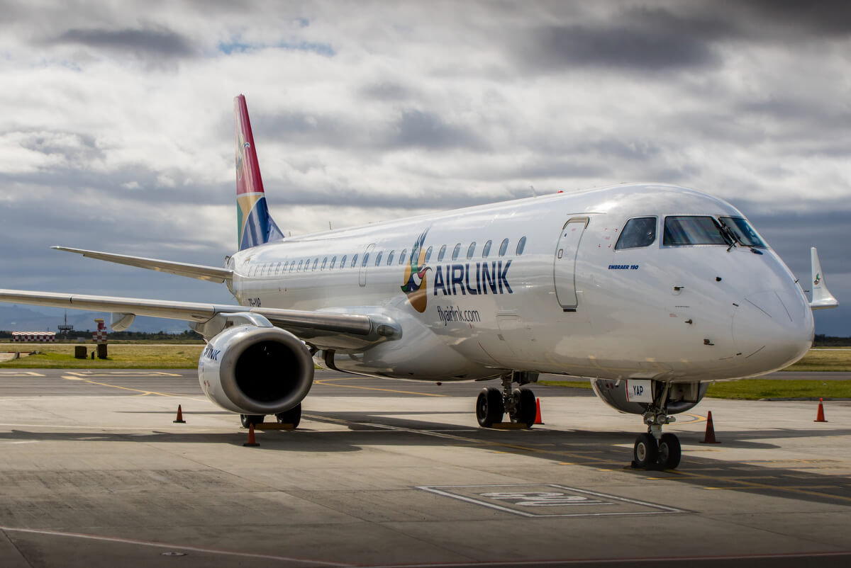 Samolot w barwach Airlink Airlink bedzie współpracować z Emirates