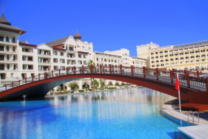 A hotel in Antalya resort, Turkey