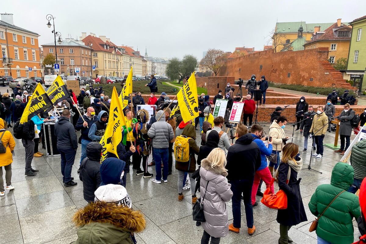 Briefing prasowy "branż zamkniętych"