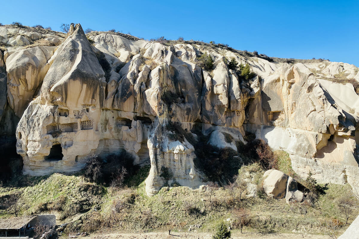 Goreme Muzeum na otwartym powietrzu kościoły skalne Kapadocja Turcja