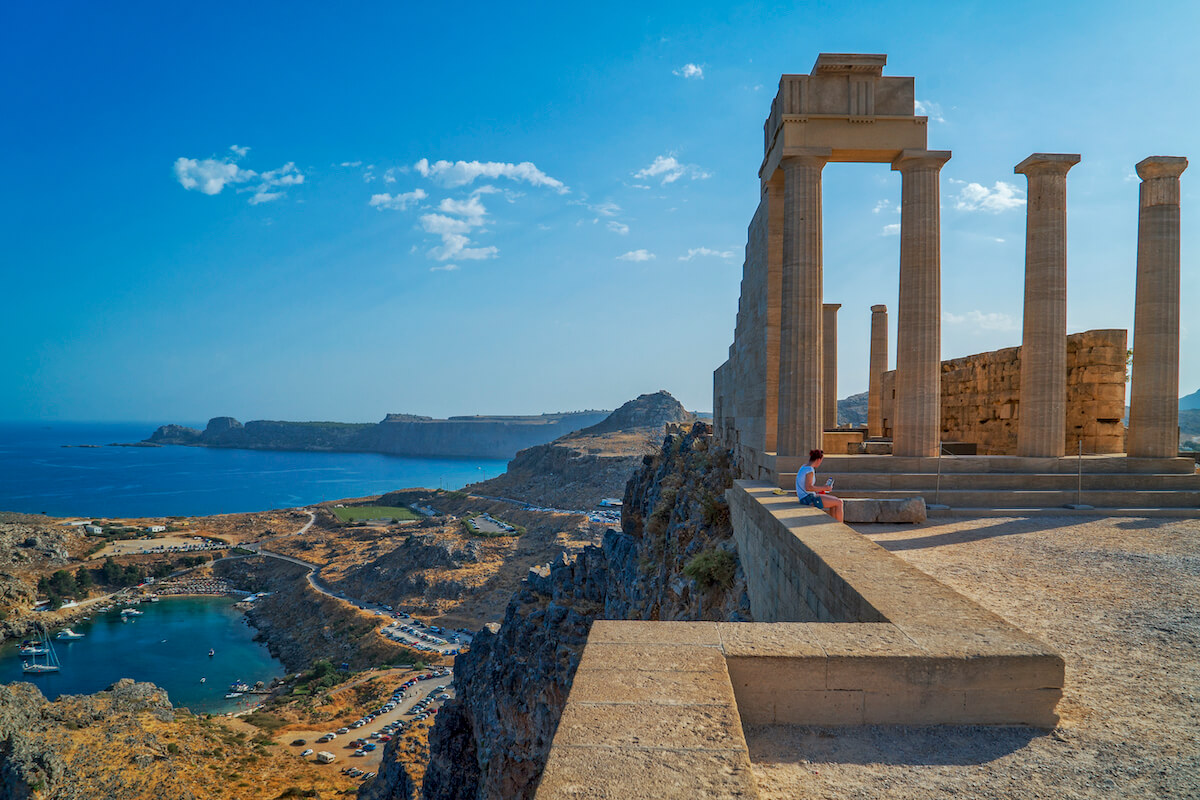 Akropol na Lindos, Rodos Grecja