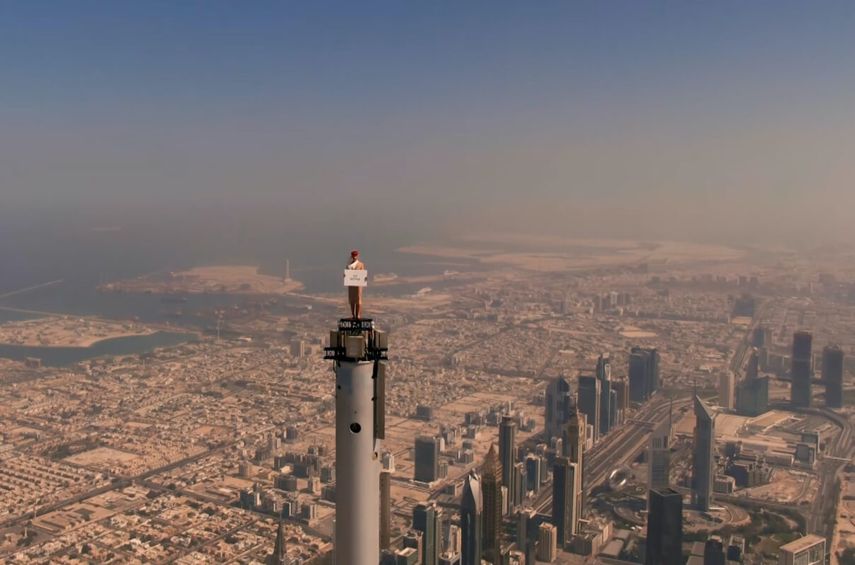 Niezwykła reklama Emirates