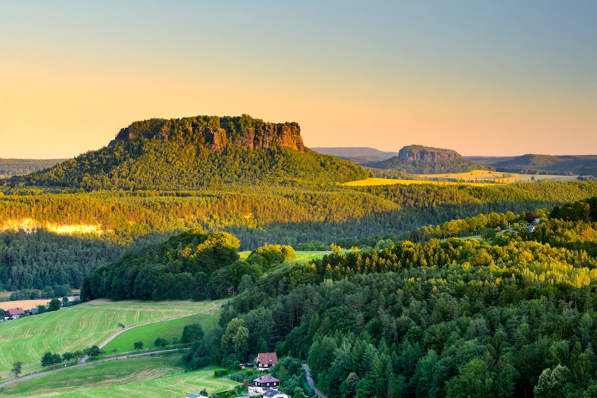 Widok z twierdzy Konigstein