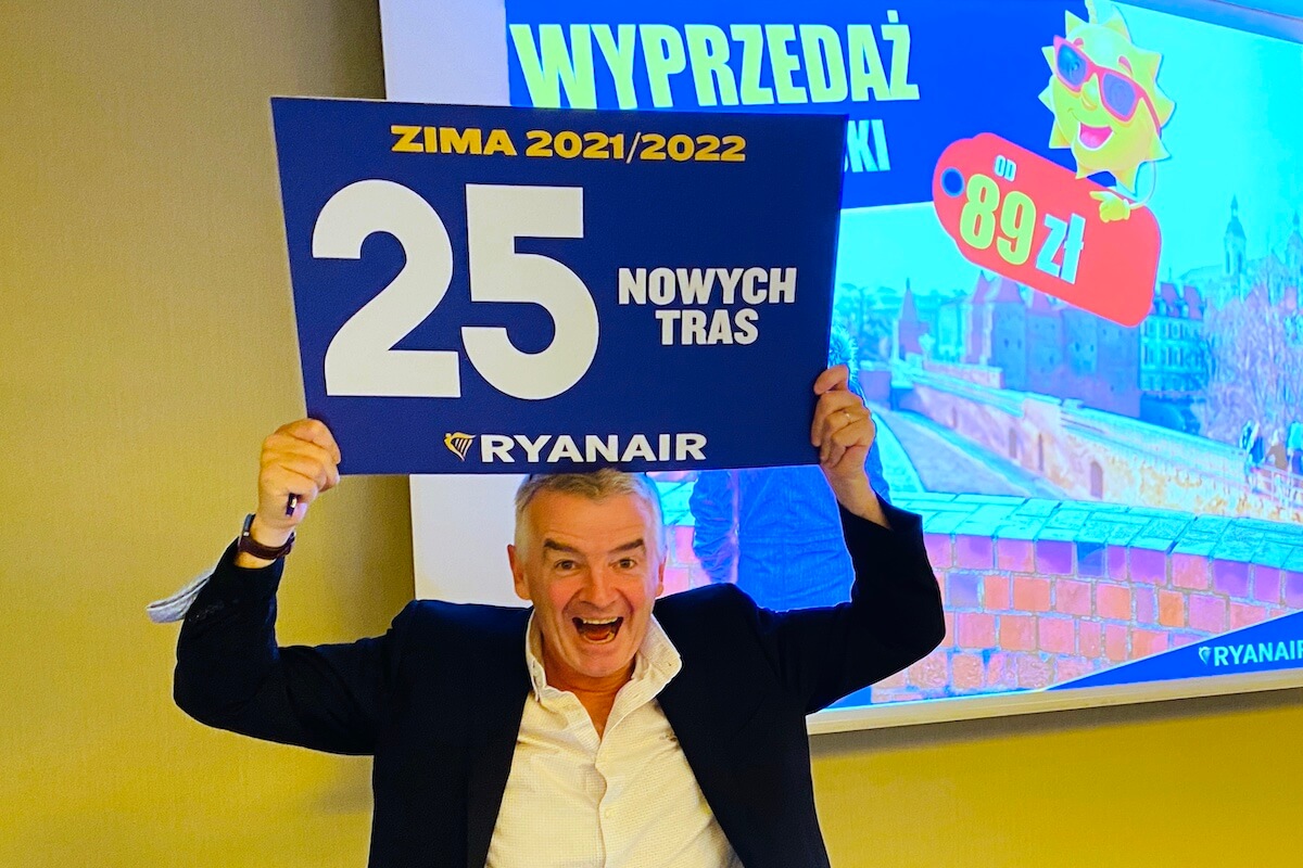 Michael O'Leary, dyrektor generalny Ryanair