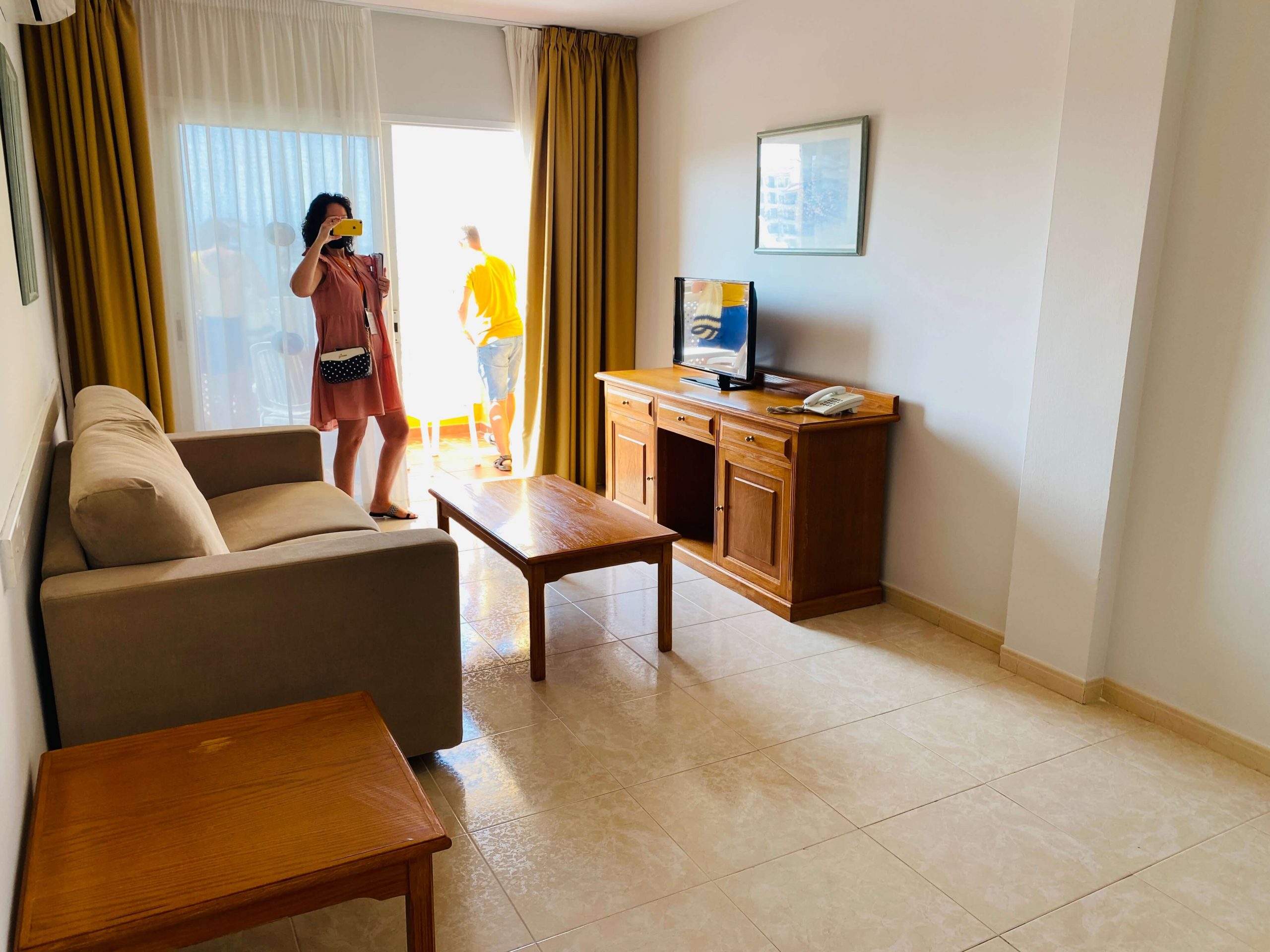 Pokój dzienny w apartamencie w Villa de Adeje Beach