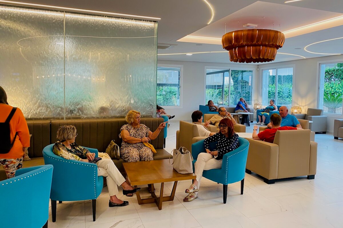 Lobby hotelu Gran Hotel de las Fuentes