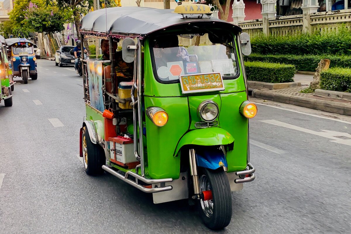Tuktuk w Bangkoku 