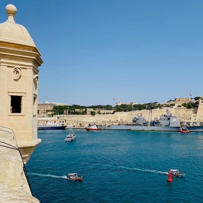 Widok na Wielki Port na Malcie