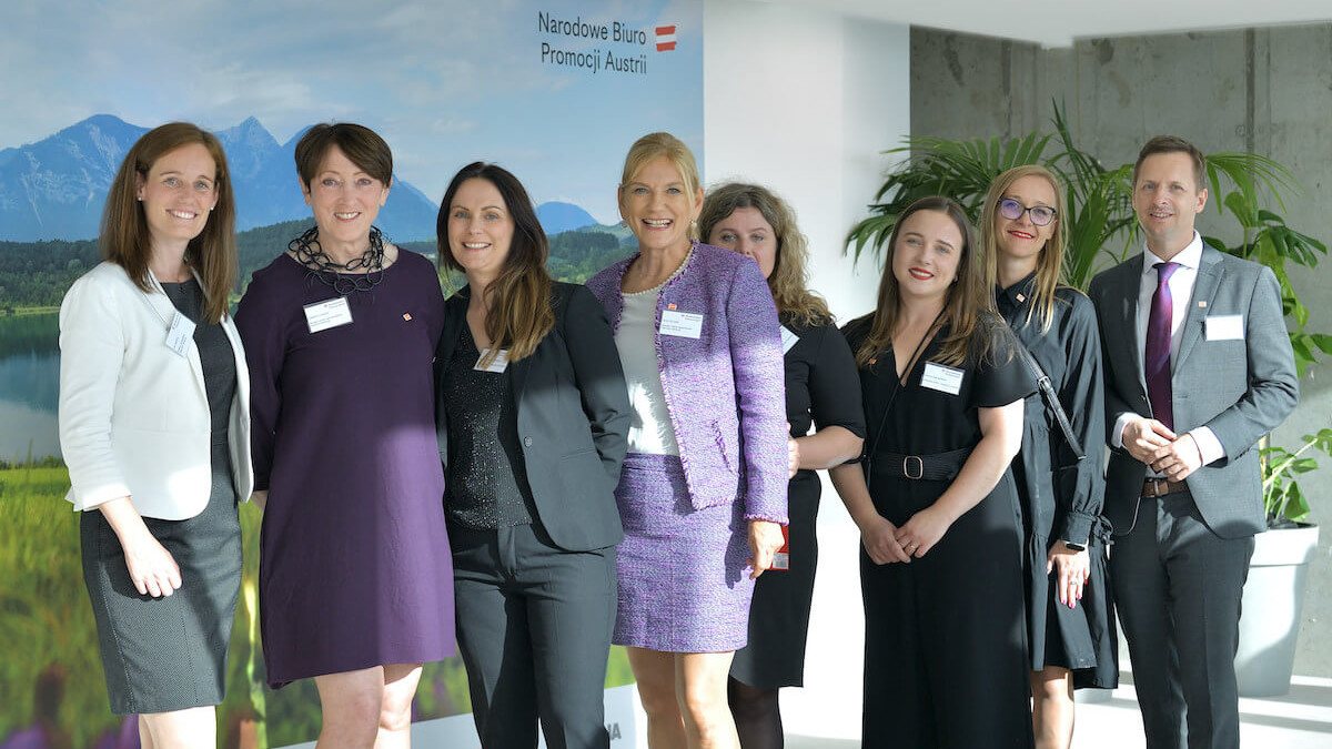 Zespół Austria.info na otwarciu nowej siedziby w Warszawie