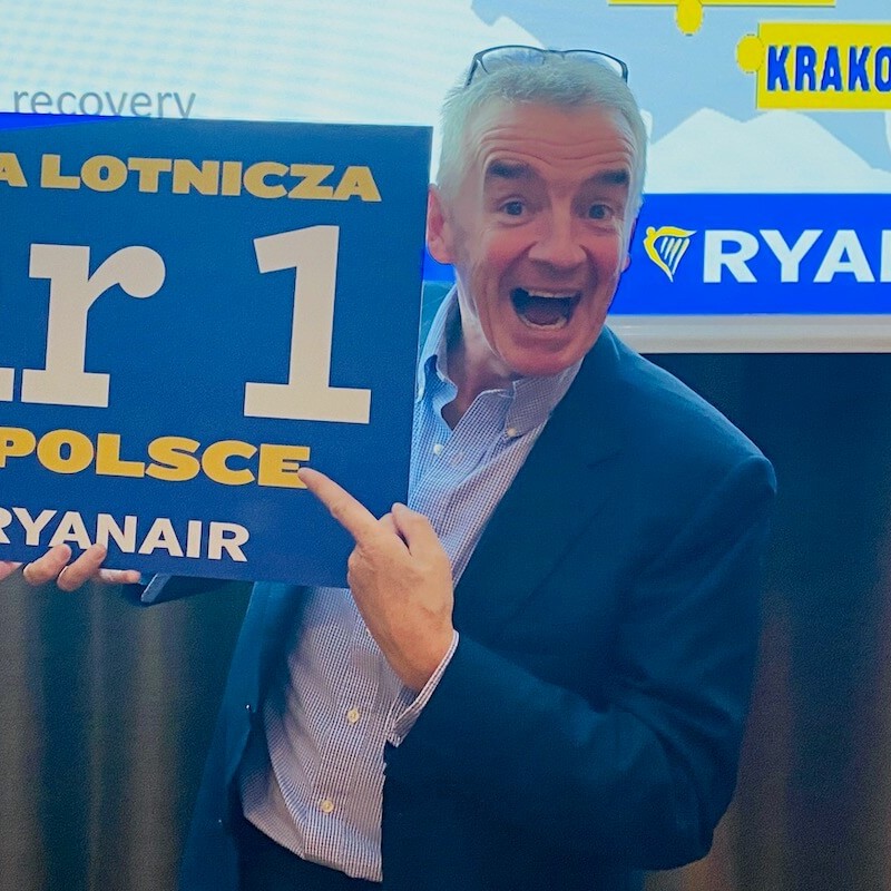 Michael O'Leary, dyrektor generalny Ryanair