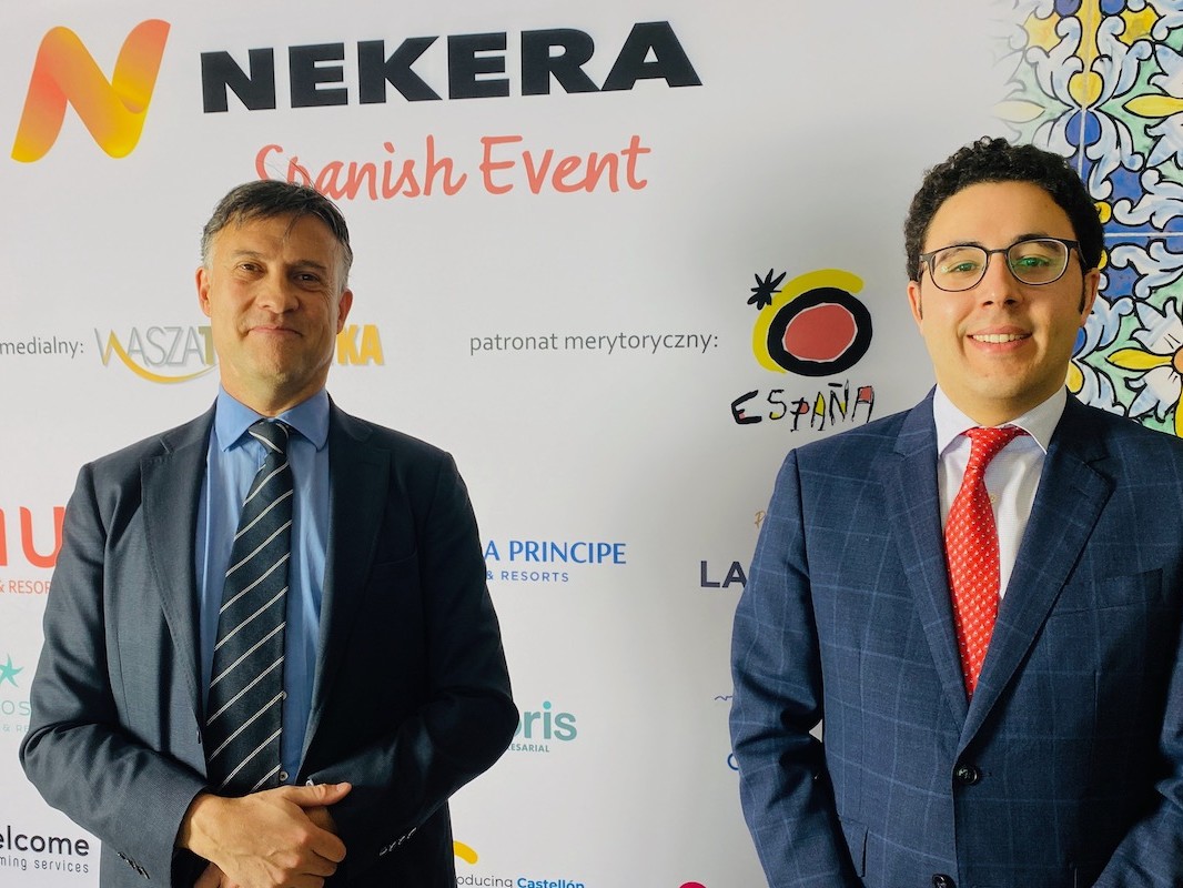 Javier López Silvosa i Claudio Andrade Lucena z polskiego oddziału Turespaña
