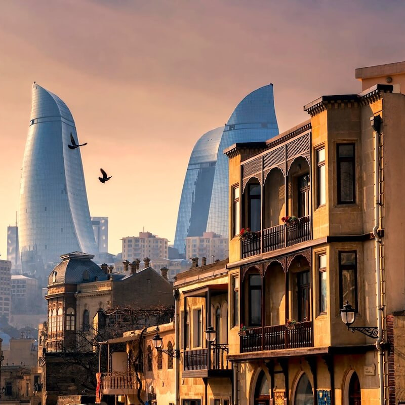 Baku, stolica Azerbejdżanu